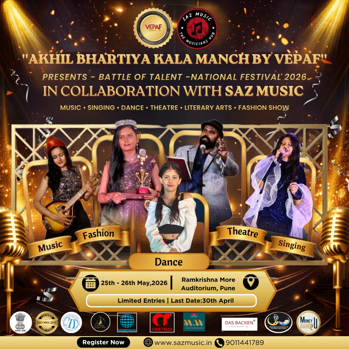 Vocal training session at SAZ Music Academy Pune